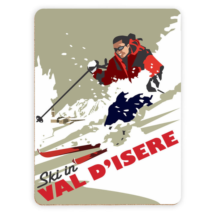 Ski in Val D'isere Placemat