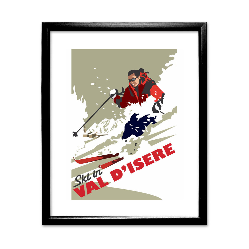 Ski in Val D'isere - Art Print