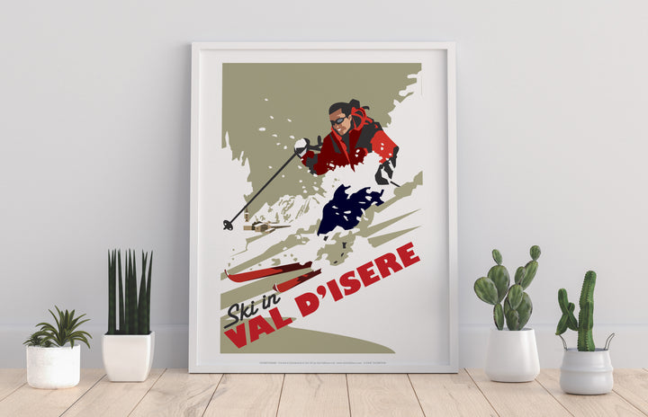 Ski in Val D'isere - Art Print