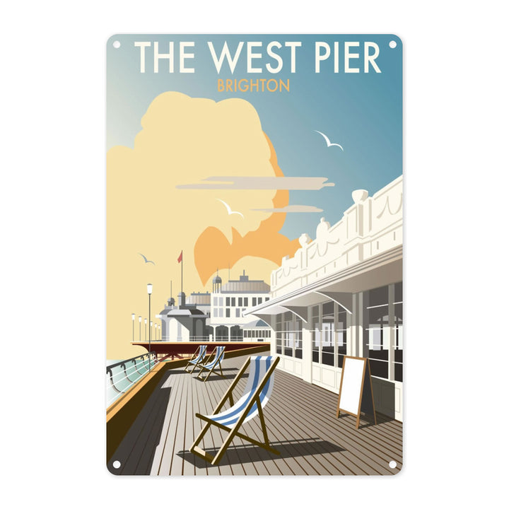 The West Pier, Brighton Metal Sign