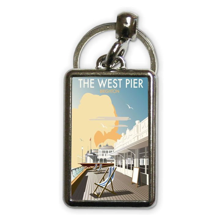The West Pier, Brighton Metal Keyring