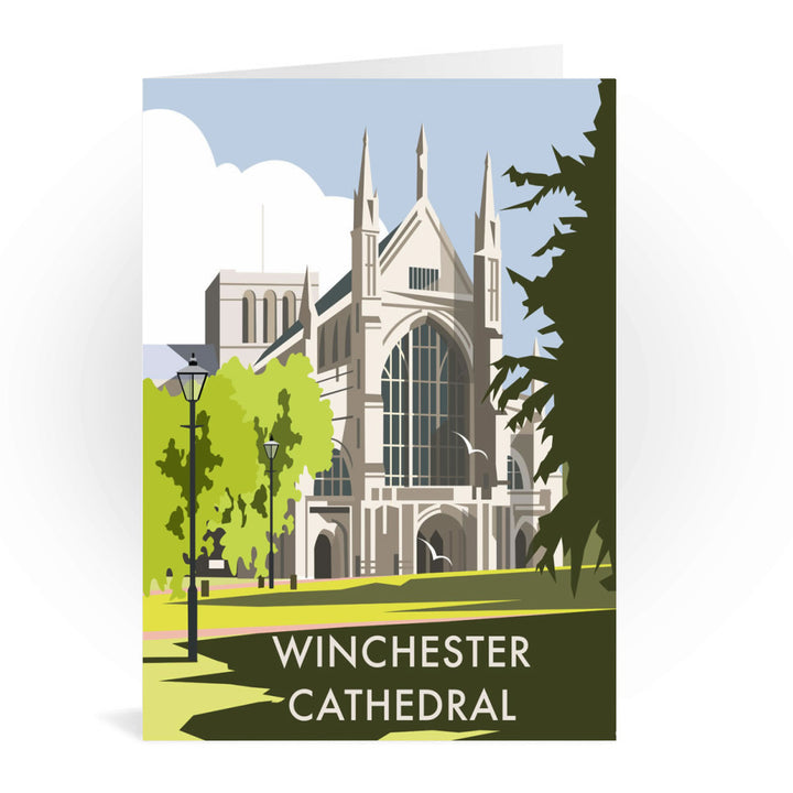 Winchester Cathedral Greeting Card 7x5