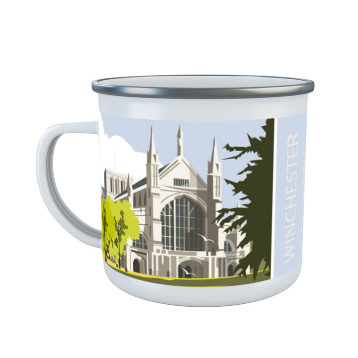 Winchester Cathedral Enamel Mug