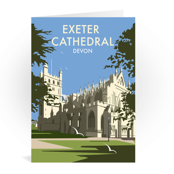 Exeter Cathedral, Devon Greeting Card 7x5