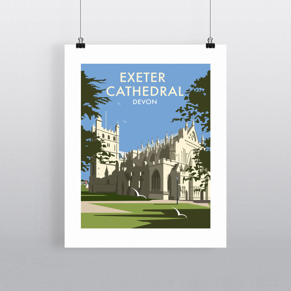 Exeter Cathedral, Devon - Art Print