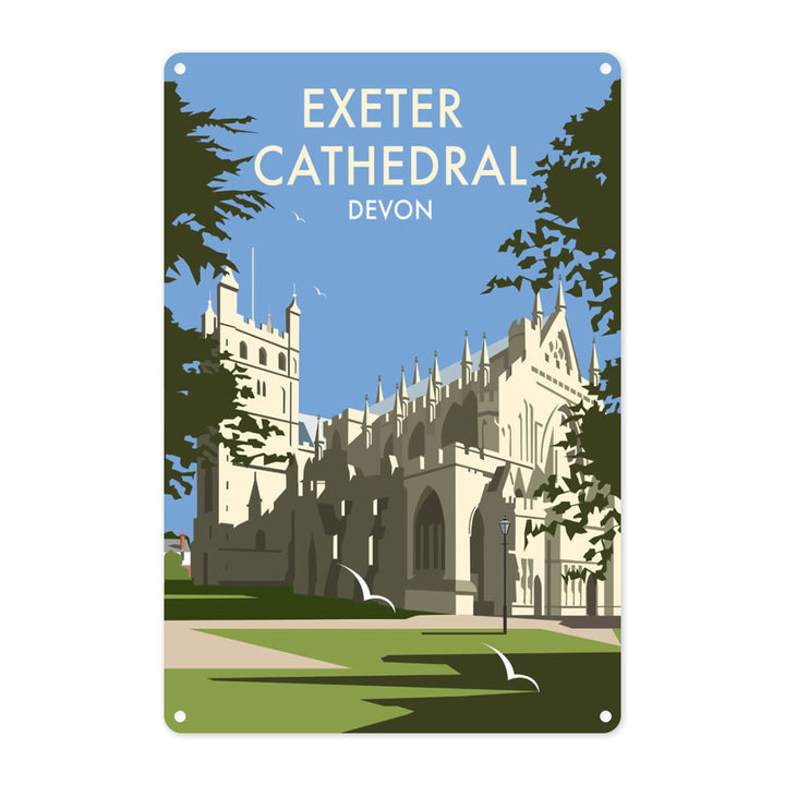 Exeter Cathedral, Devon Metal Sign