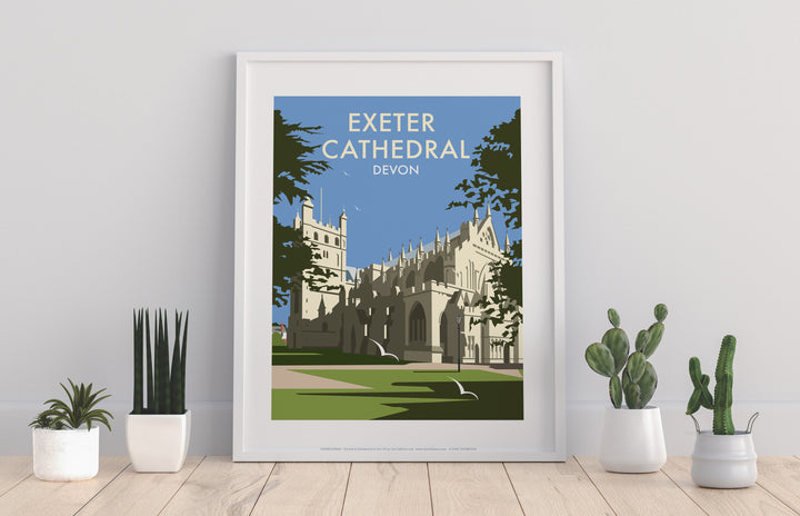 Exeter Cathedral, Devon - Art Print