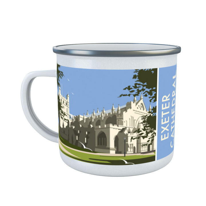 Exeter Cathedral, Devon Enamel Mug