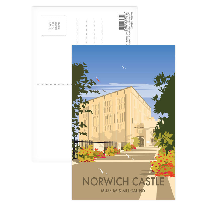 Norwich Castle, Norfolk Postcard Pack
