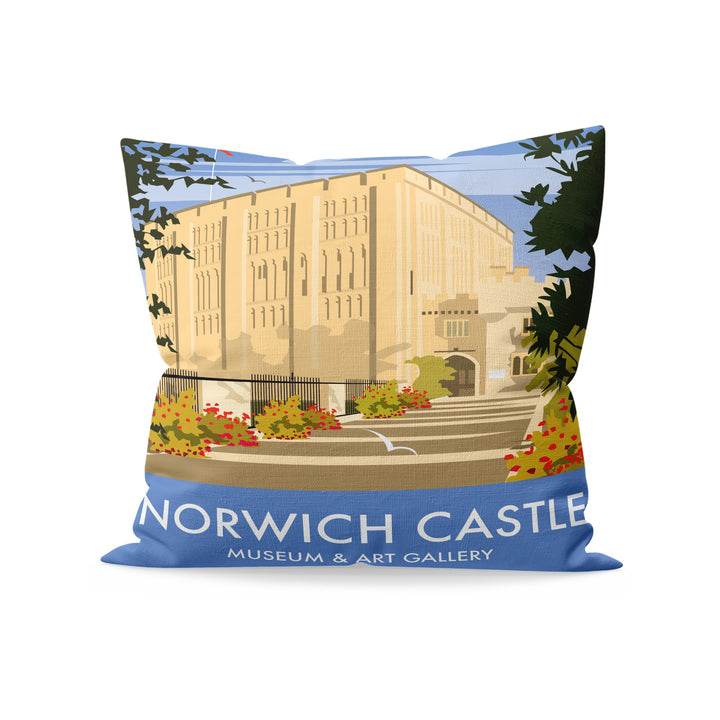 Norwich Castle, Norfolk Fibre Filled Cushion
