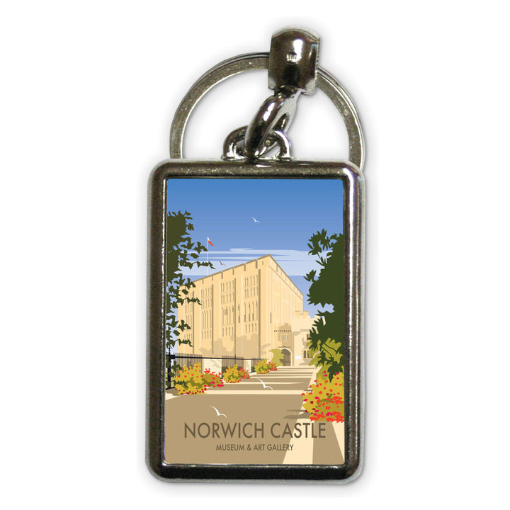 Norwich Castle, Norfolk Metal Keyring