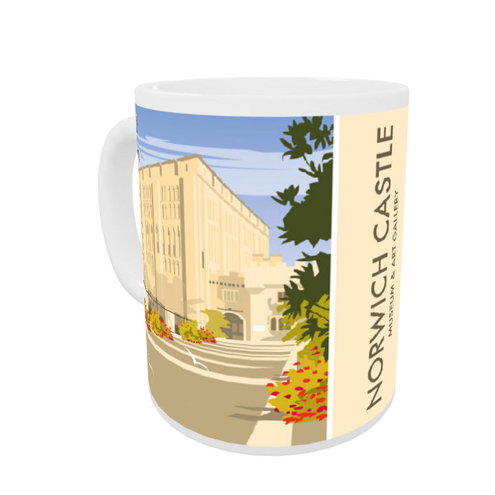 Norwich Castle, Norfolk Coloured Insert Mug