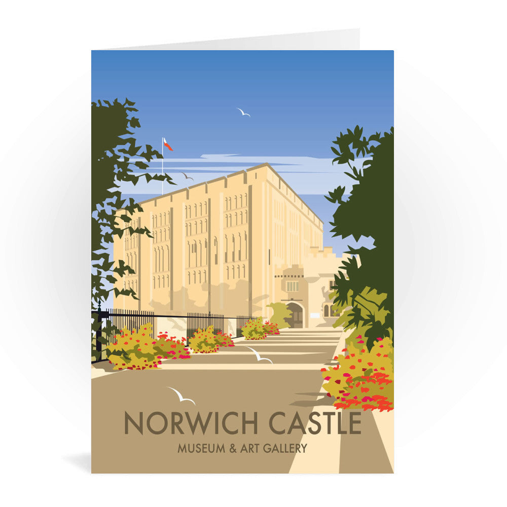 Norwich Castle, Norfolk Greeting Card 7x5