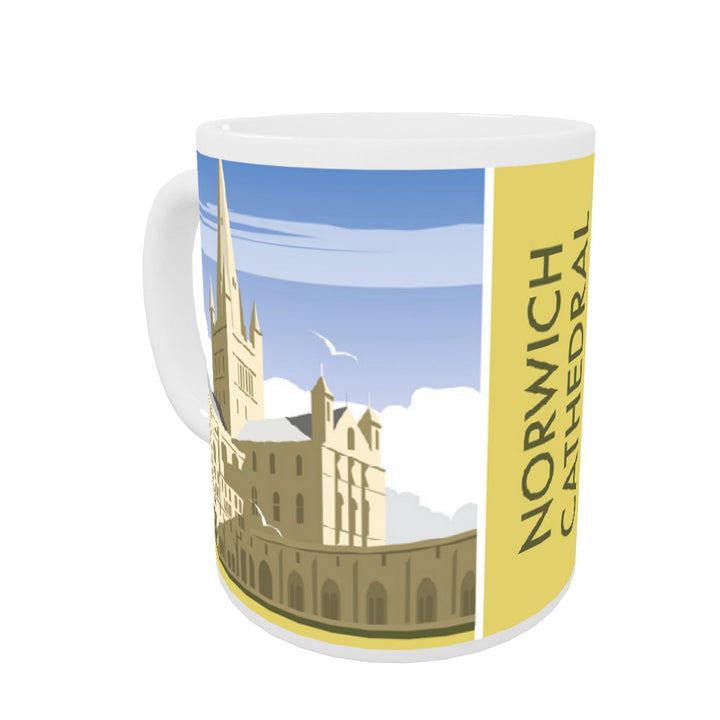 Norwich Cathedral, Norfolk Coloured Insert Mug