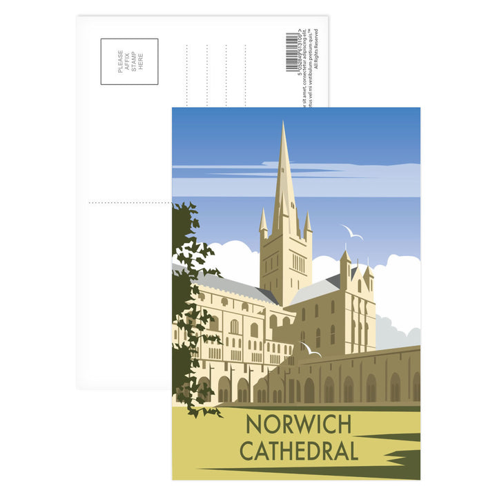 Norwich Cathedral, Norfolk Postcard Pack