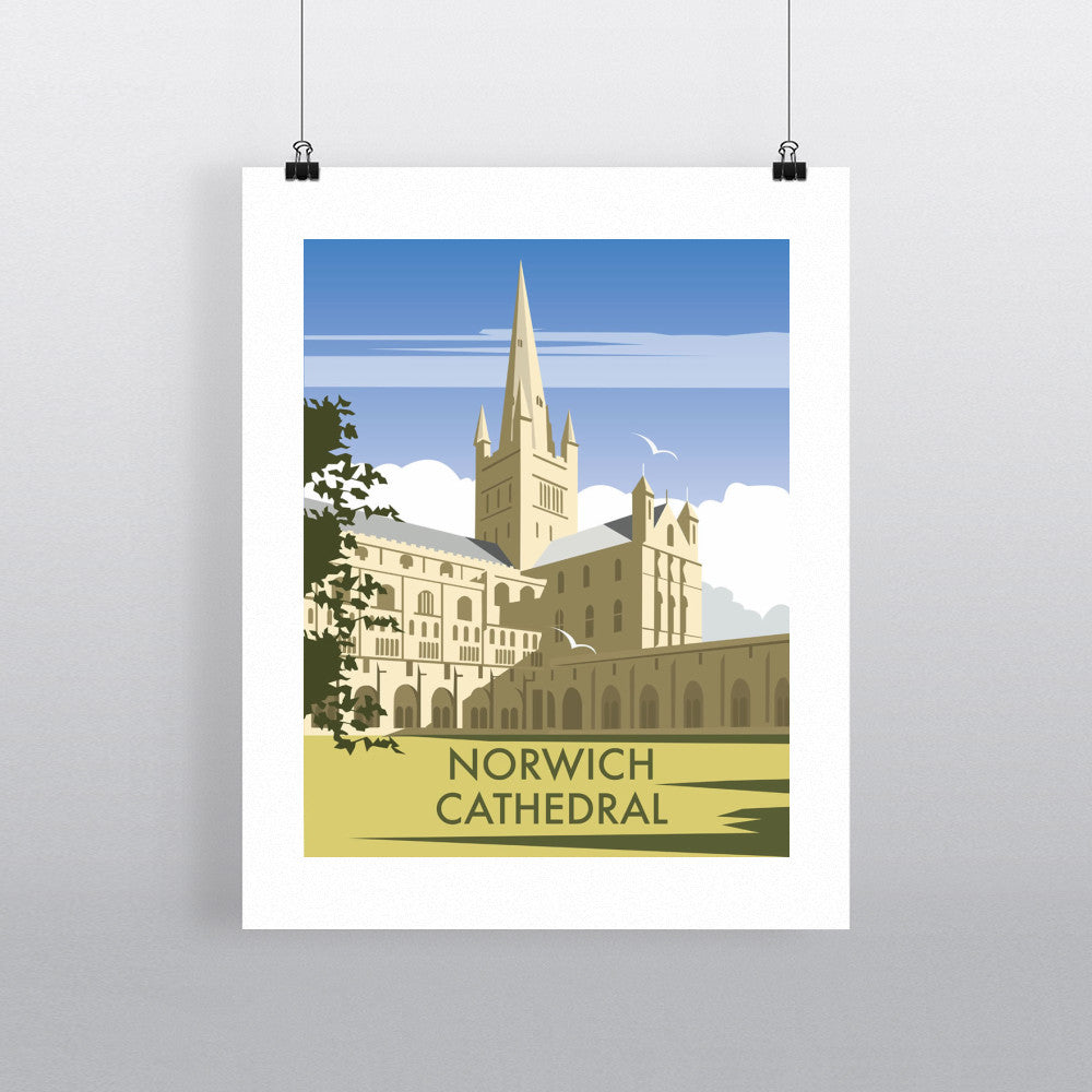 Norwich Cathedral, Norfolk Fine Art Print