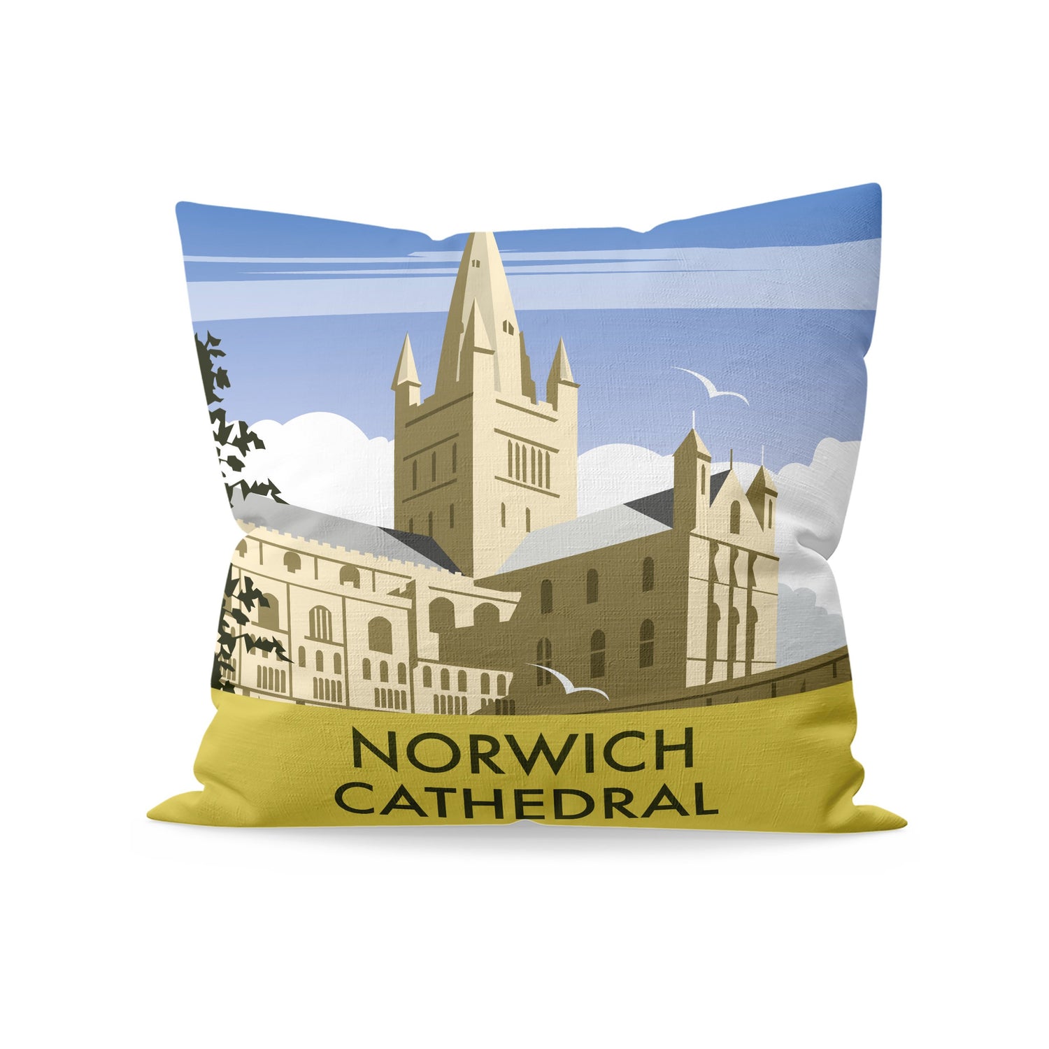 Norwich Cathedral, Norfolk Fibre Filled Cushion