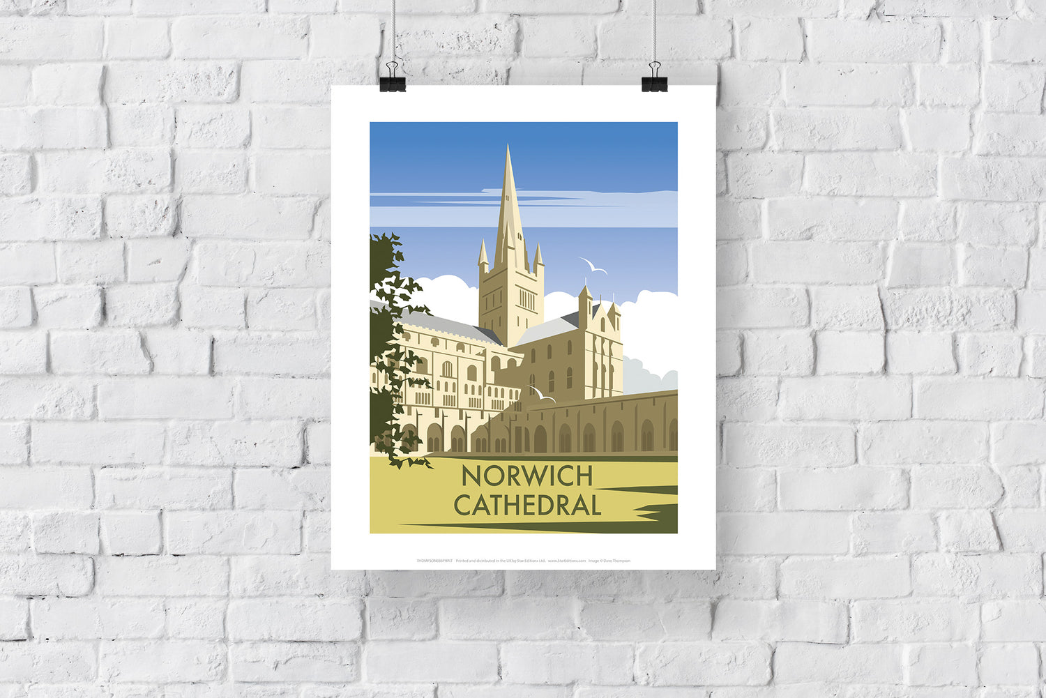 Norwich Cathedral, Norfolk - Art Print