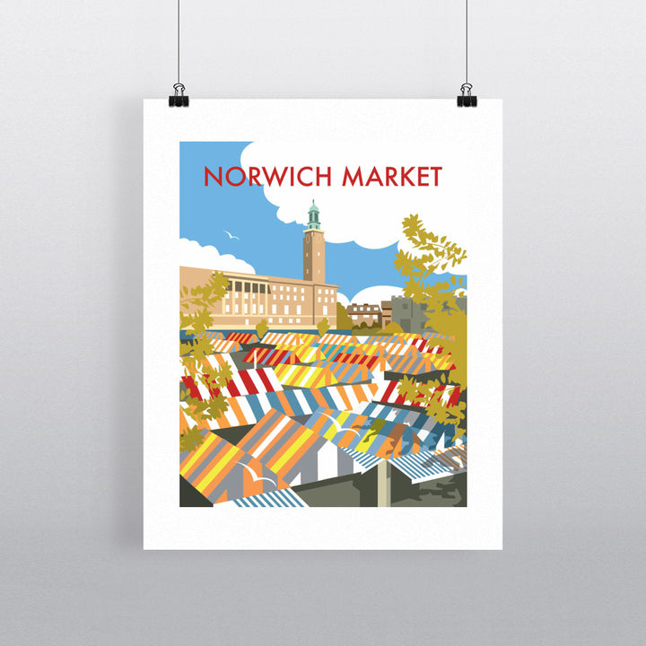 Norwich Market, Norfolk Fine Art Print