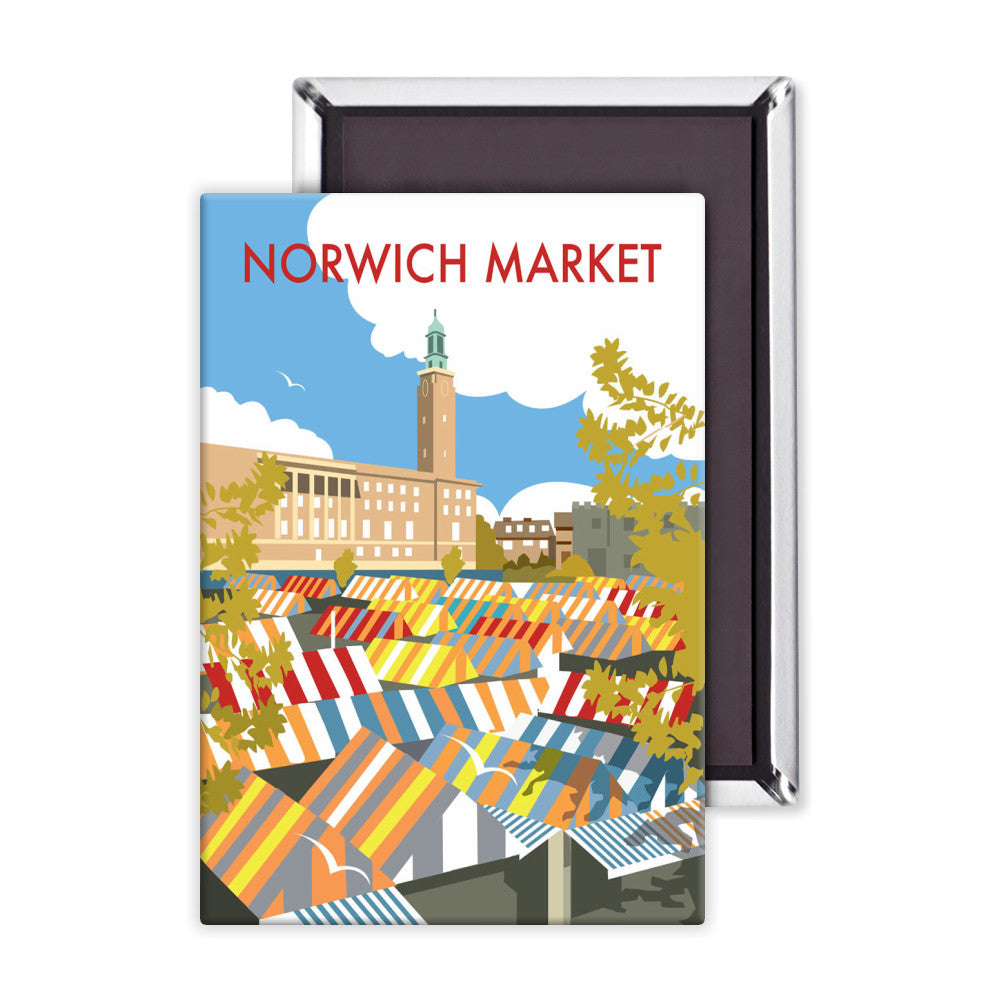 Norwich Market, Norfolk Magnet