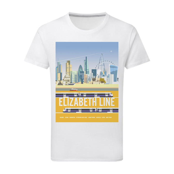 Elizabeth Line T-Shirt by Dave Thompson