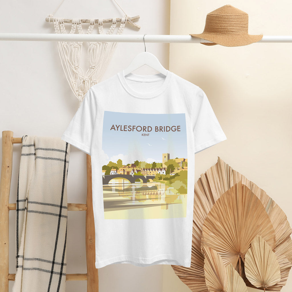 Aylesford Bridge T-Shirt by Dave Thompson