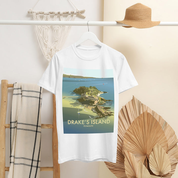 Drake's Island T-Shirt by Dave Thompson