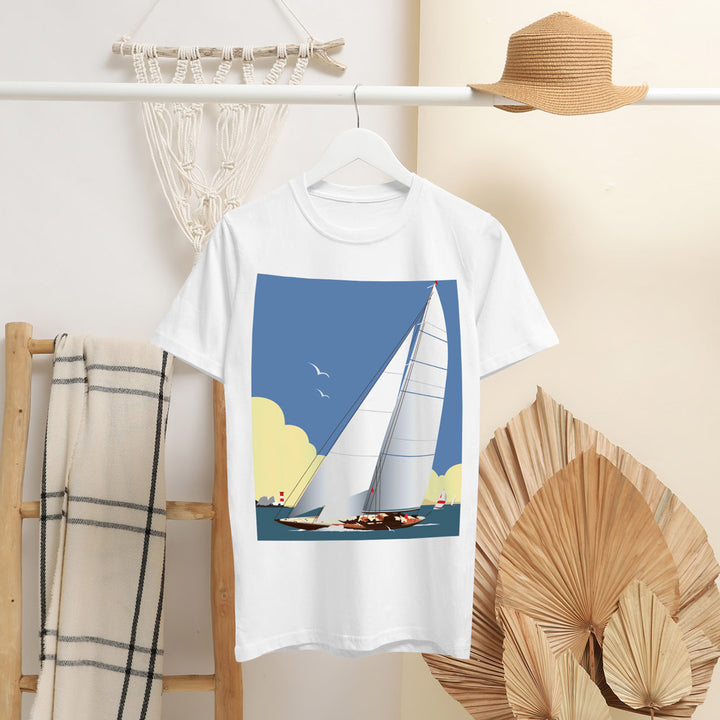 Sailing Boat T-Shirt by Dave Thompson