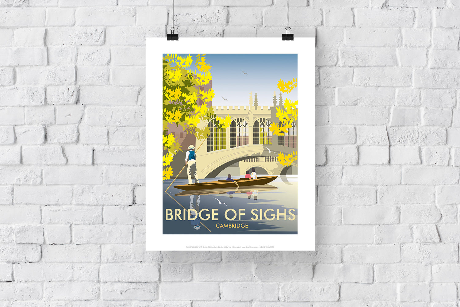 The Bridge of Sighs, Cambridge - Art Print