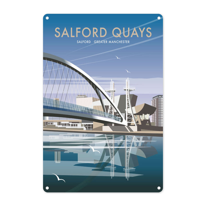 Salford Quays, Greater Manchester Metal Sign