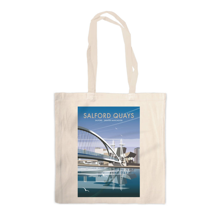 Salford Quays, Greater Manchester Canvas Tote Bag