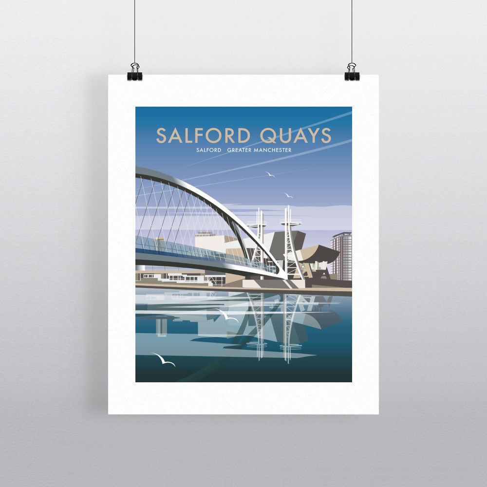 Salford Quays, Greater Manchester - Art Print