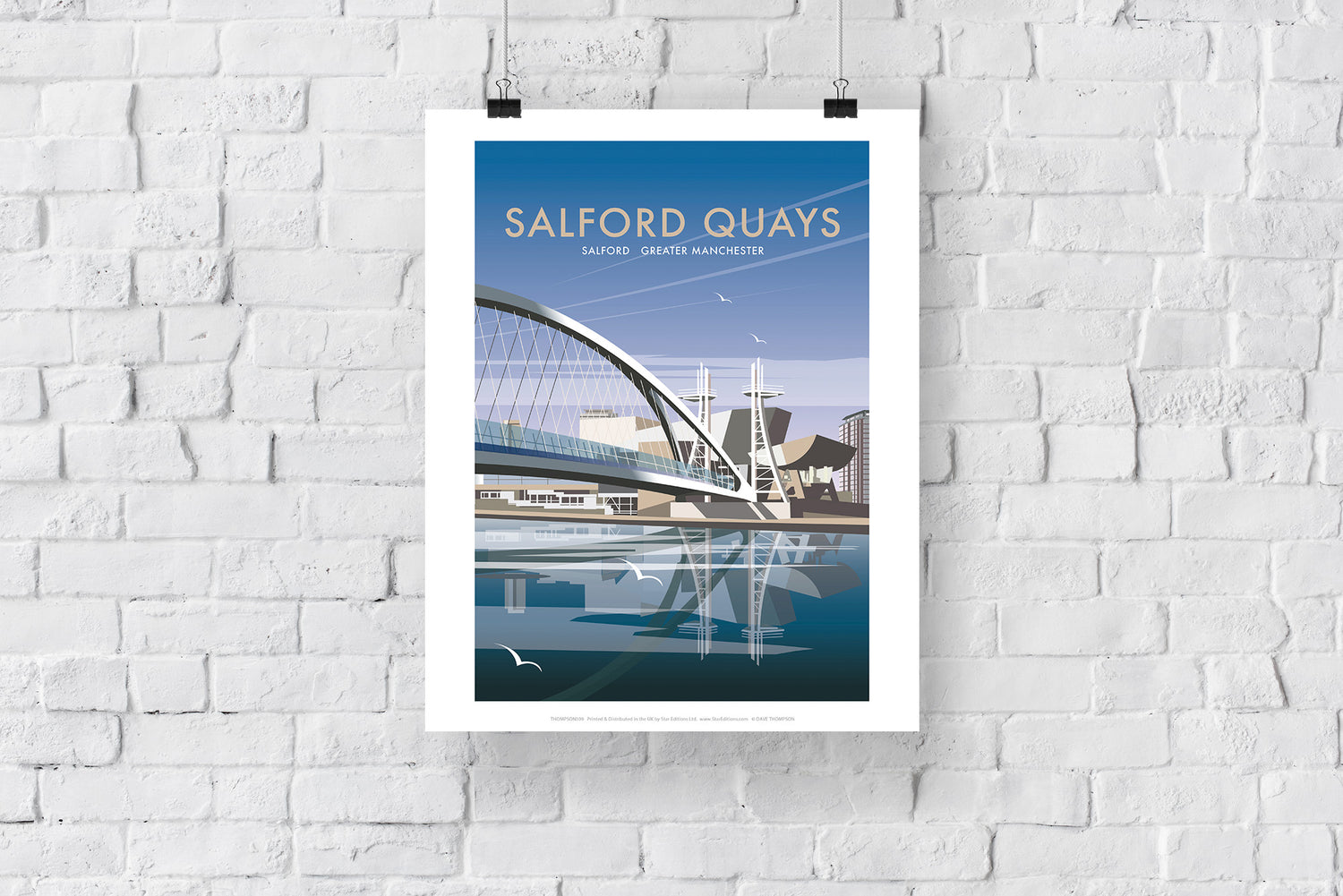 Salford Quays, Greater Manchester - Art Print