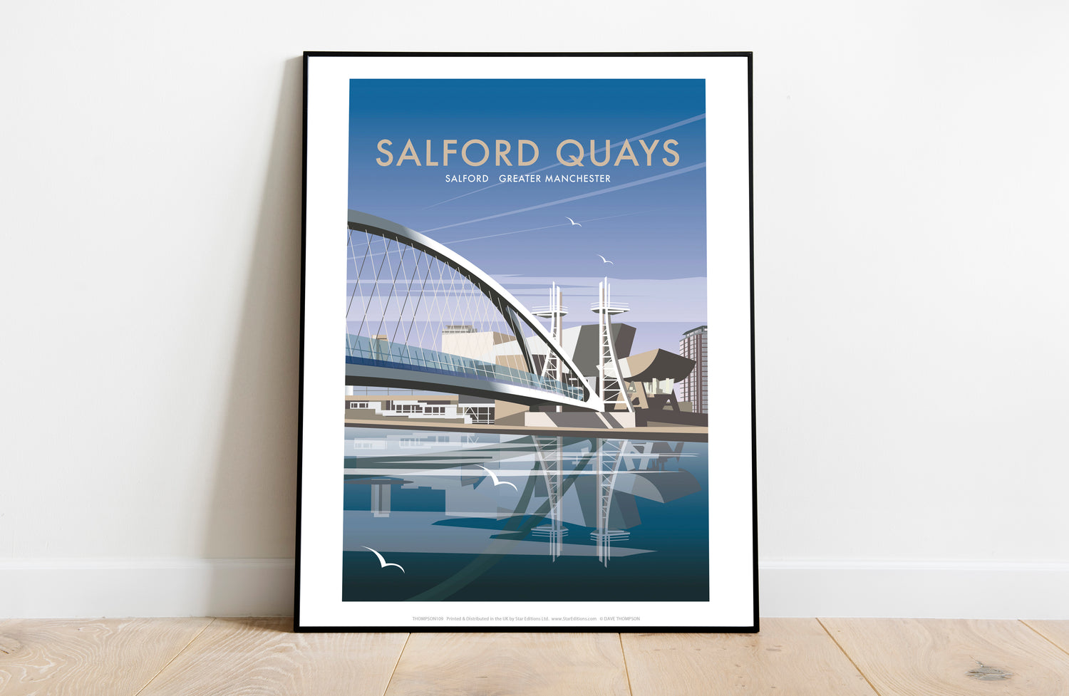 Salford Quays, Greater Manchester - Art Print