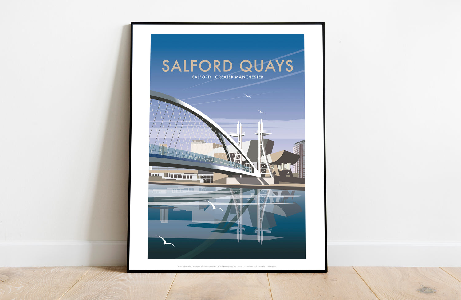 Salford Quays, Greater Manchester - Art Print