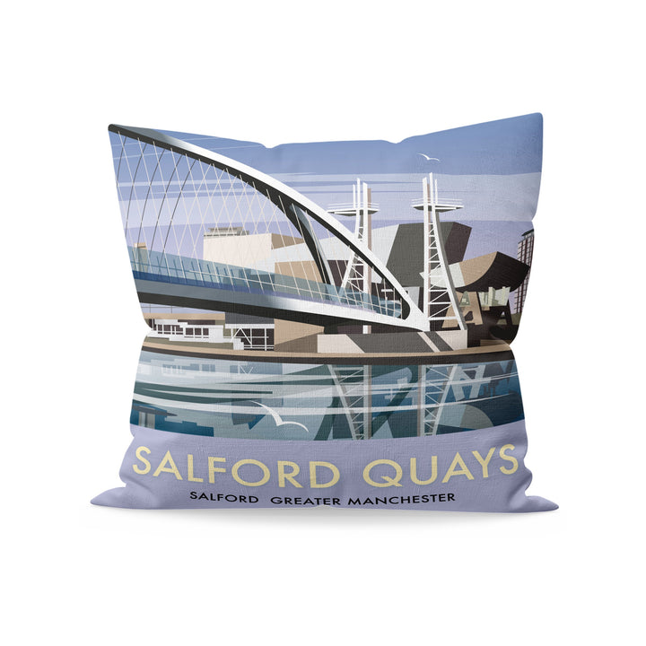 Salford Quays, Greater Manchester Fibre Filled Cushion