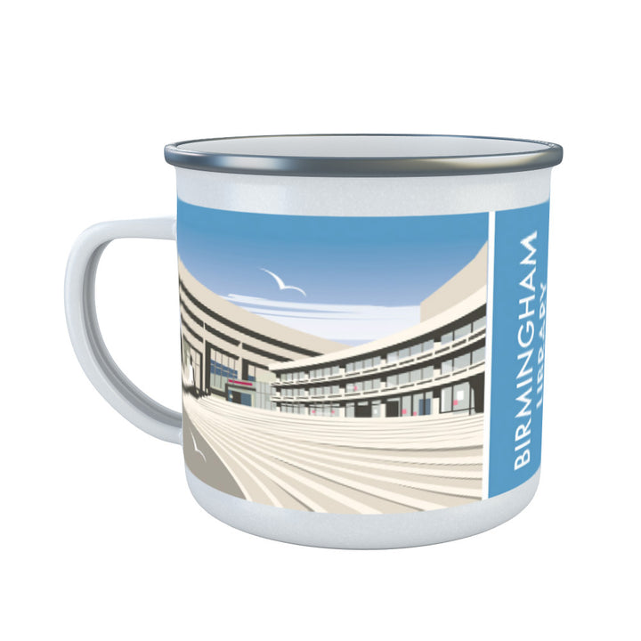 Birmingham Central Library Enamel Mug