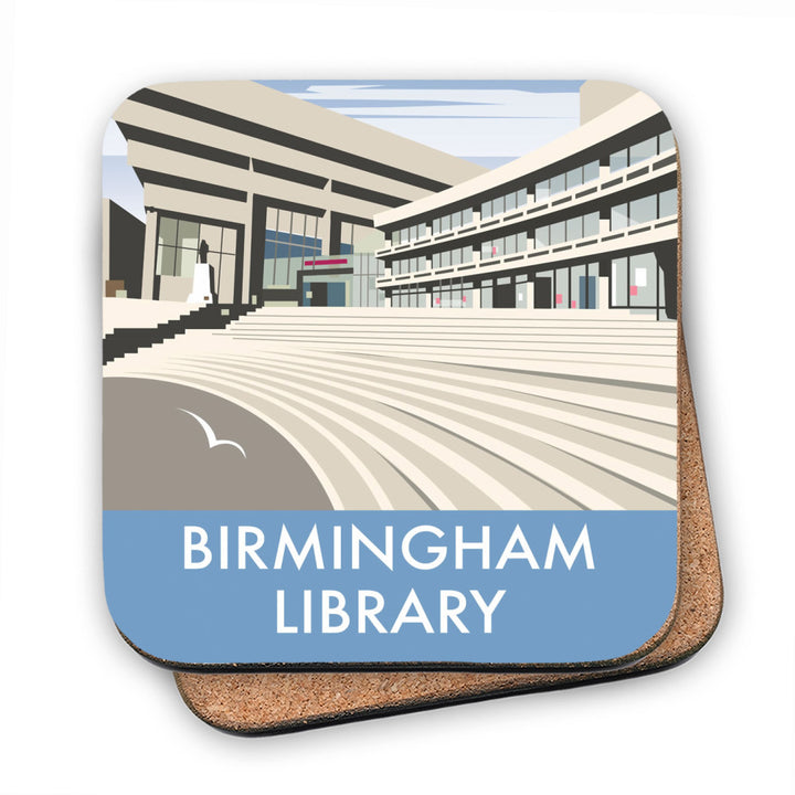 Birmingham Central Library MDF Coaster