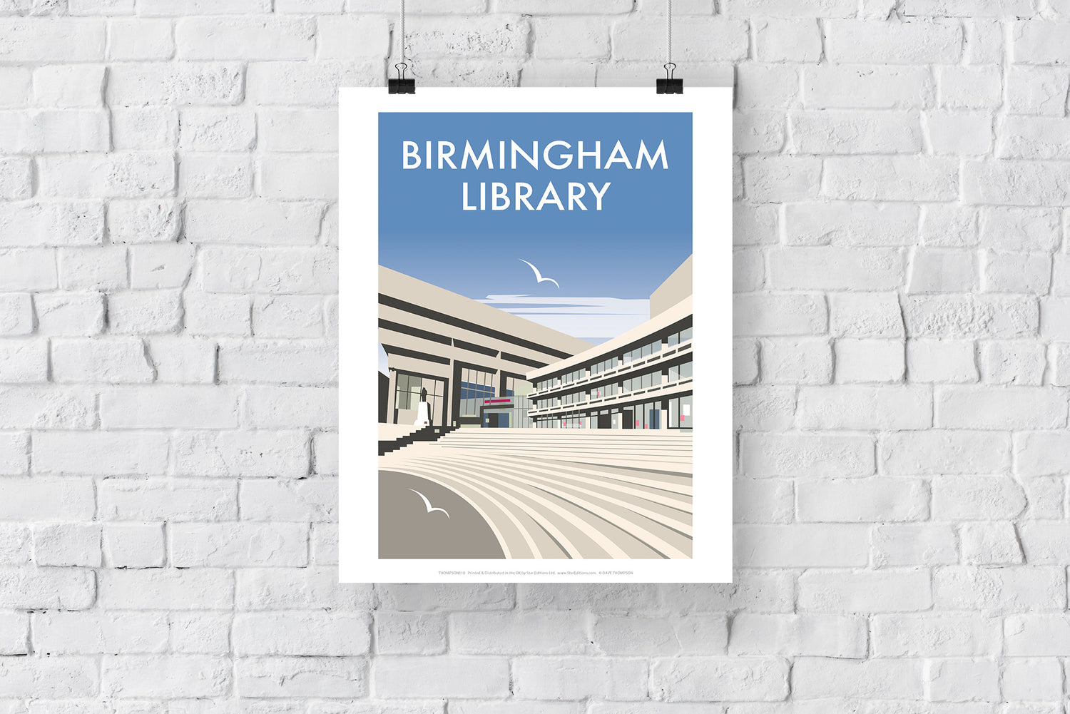 Birmingham Central Library - Art Print