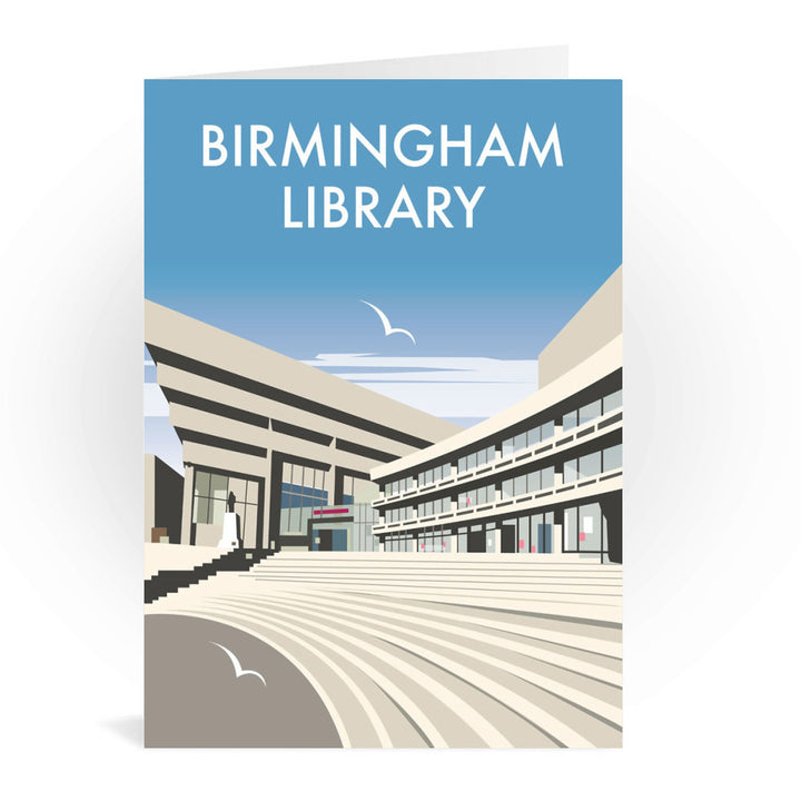 Birmingham Central Library Greeting Card 7x5