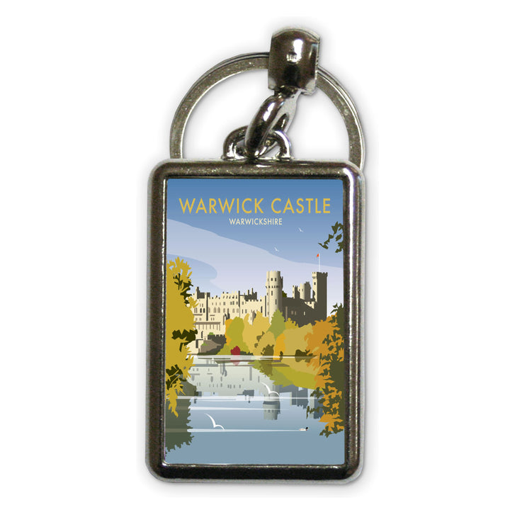 Warwick Castle Metal Keyring