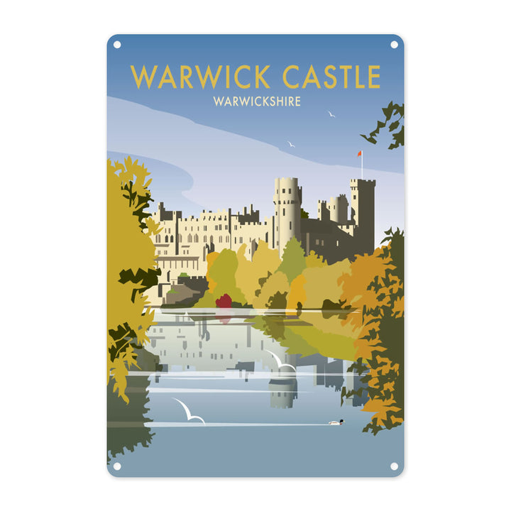 Warwick Castle Metal Sign