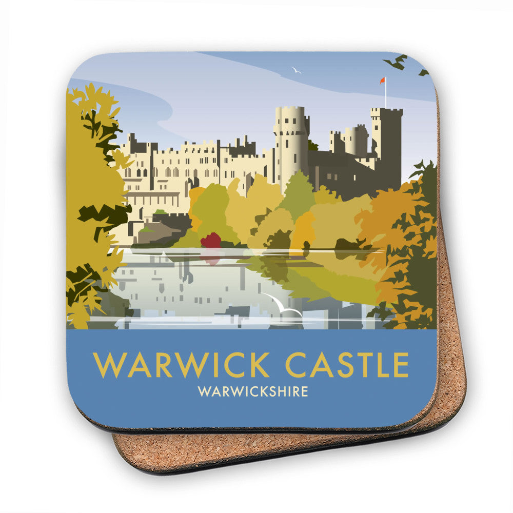 Warwick Castle MDF Coaster