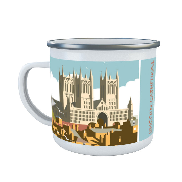 Lincoln Cathedral Enamel Mug