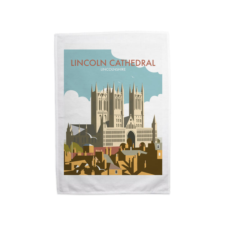 Lincoln Cathedral Tea Towel