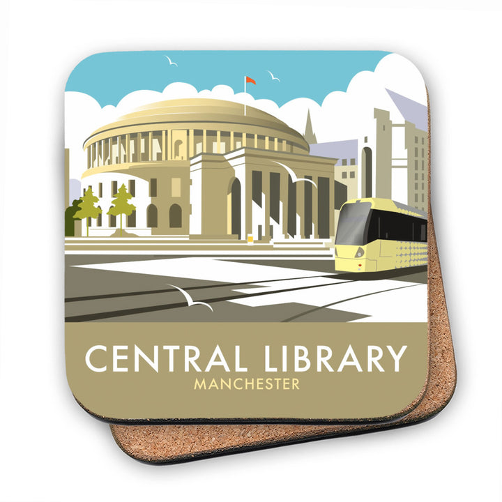 Manchester Central Library, MDF Coaster