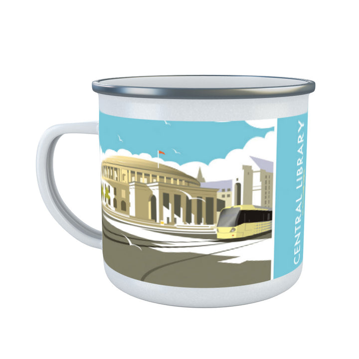 Manchester Central Library, Enamel Mug