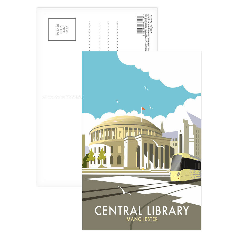 Manchester Central Library, Postcard Pack