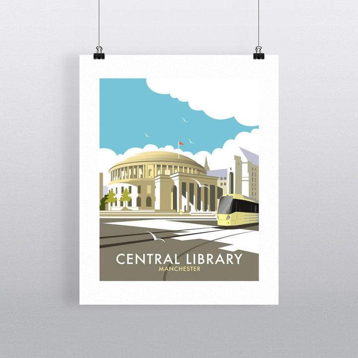 Manchester Central Library, Fine Art Print