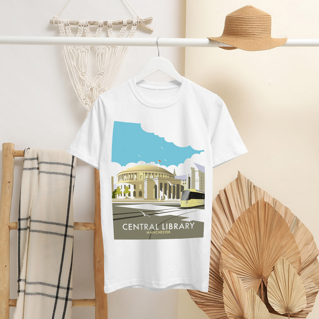 Central Library T-Shirt by Dave Thompson